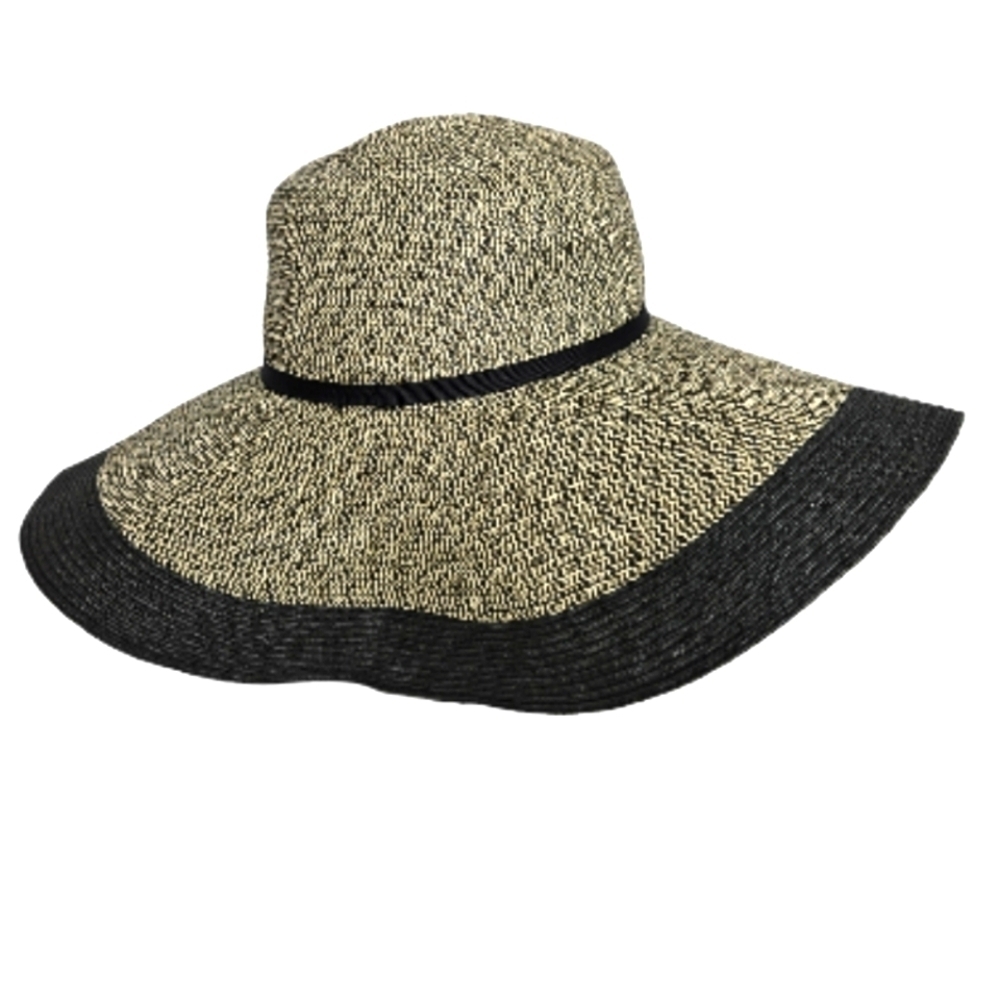 J Crew Women's Straw Floppy Brim Hat Sun Protection One Size